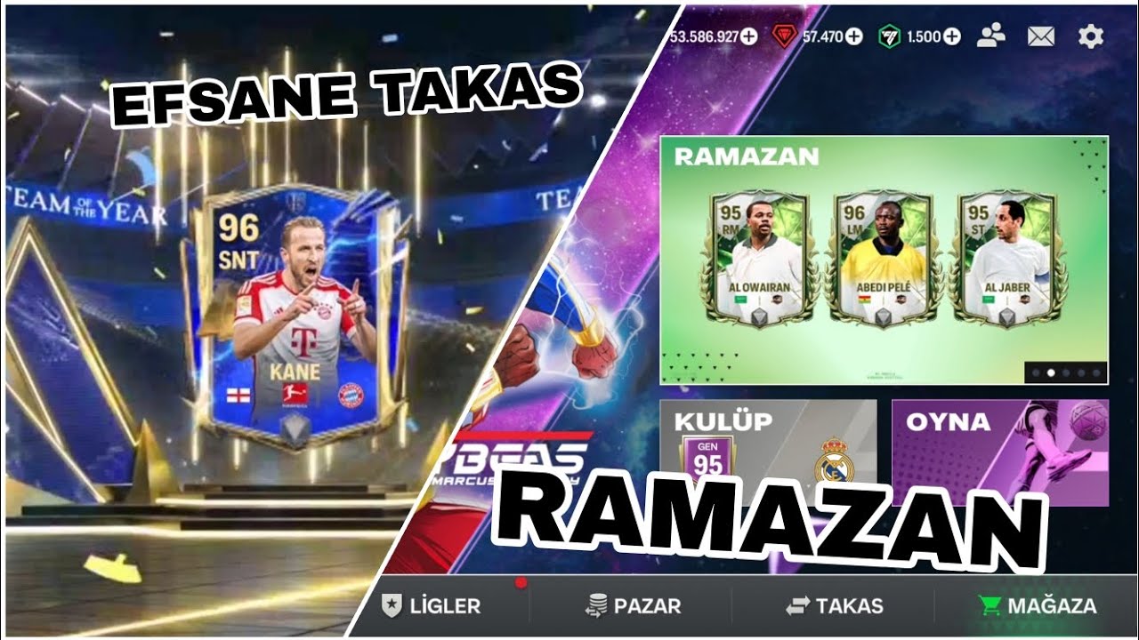 RAMAZAN ETKİNLİĞİ GELDİ!! BU TAKAS ÇOŞTURUYOR! (96 kane) | FC mobile türkçe