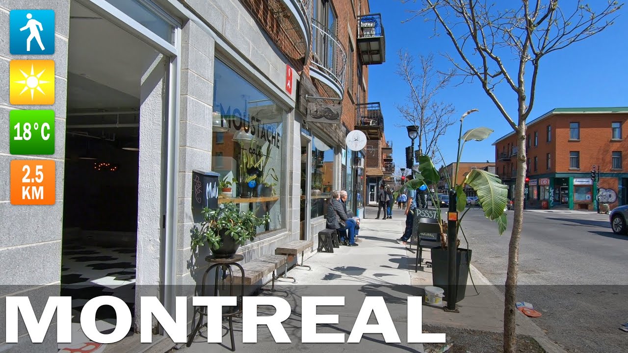 Montreal Walk: Beaubien Street in Rosemont-La Petite-Patrie Montreal | Canada Walking Video