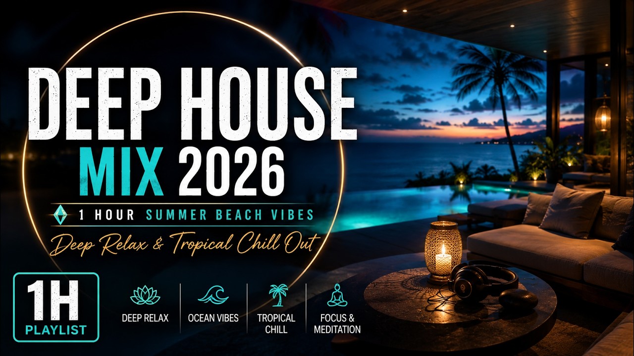 Deep House Mix 2026 ☀️ 1 HOUR Summer Beach Vibes & Deep Relax