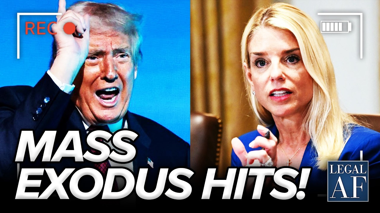 Trump DOJ in SHAMBLES as MASS EXODUS HITS