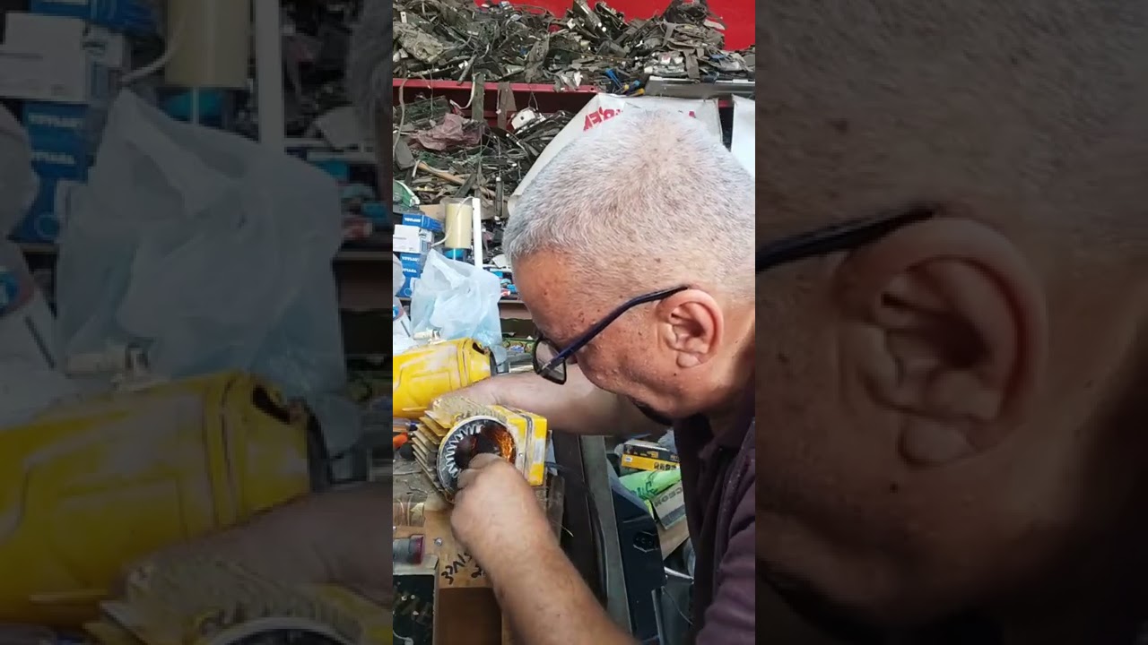 لف ماطور ماء على الهواء بدون قطوعات