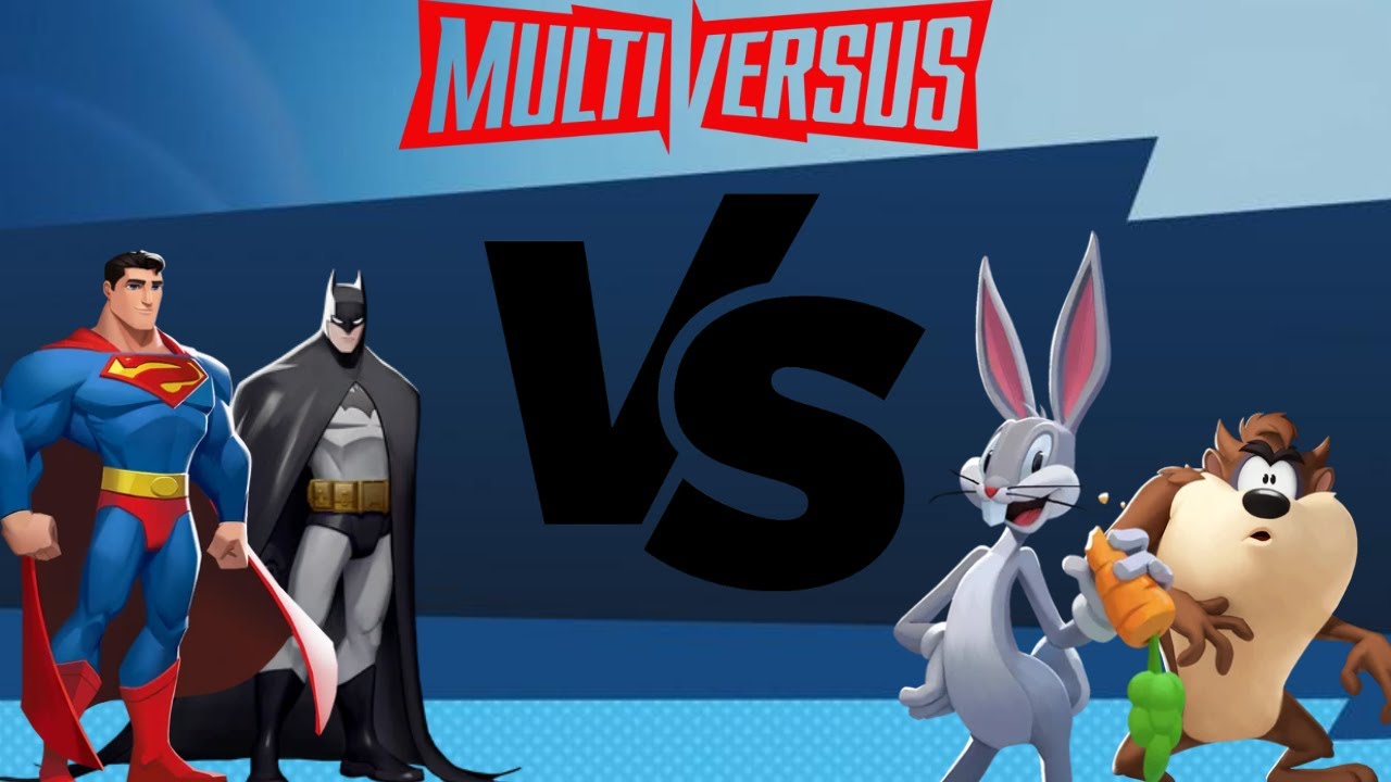 Superman & Batman VS Bugs Bunny & Taz - Multiversus Gameplay