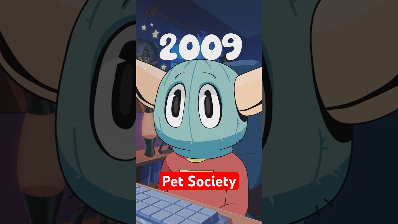 It&rsquo;s 2009 & you&rsquo;re playing Pet Society 🐾 #petsociety #nostalgia #animation #2000s