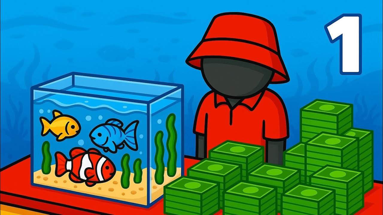 Catching fish and selling Aquarium 🐟🐠 (Aquarium land)