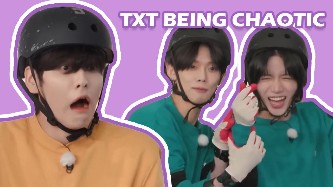 txt being chaotic on running man