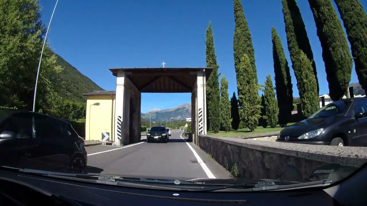 A Short Ride in Italy || Cerete Basso - Clusone || 4K