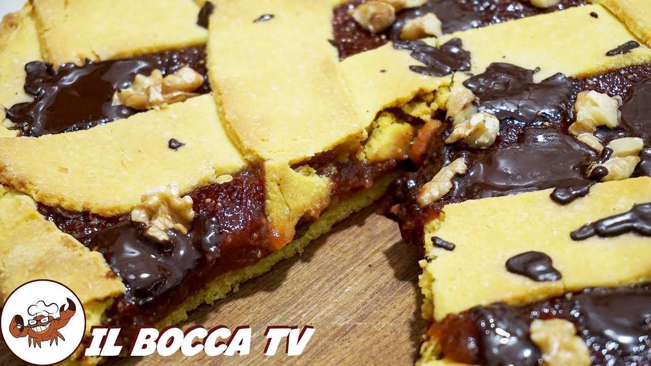 615 - Crostata con marmellata di fichi neri..sempre un p&ograve; nei miei pensieri (dolce facile e soffice)