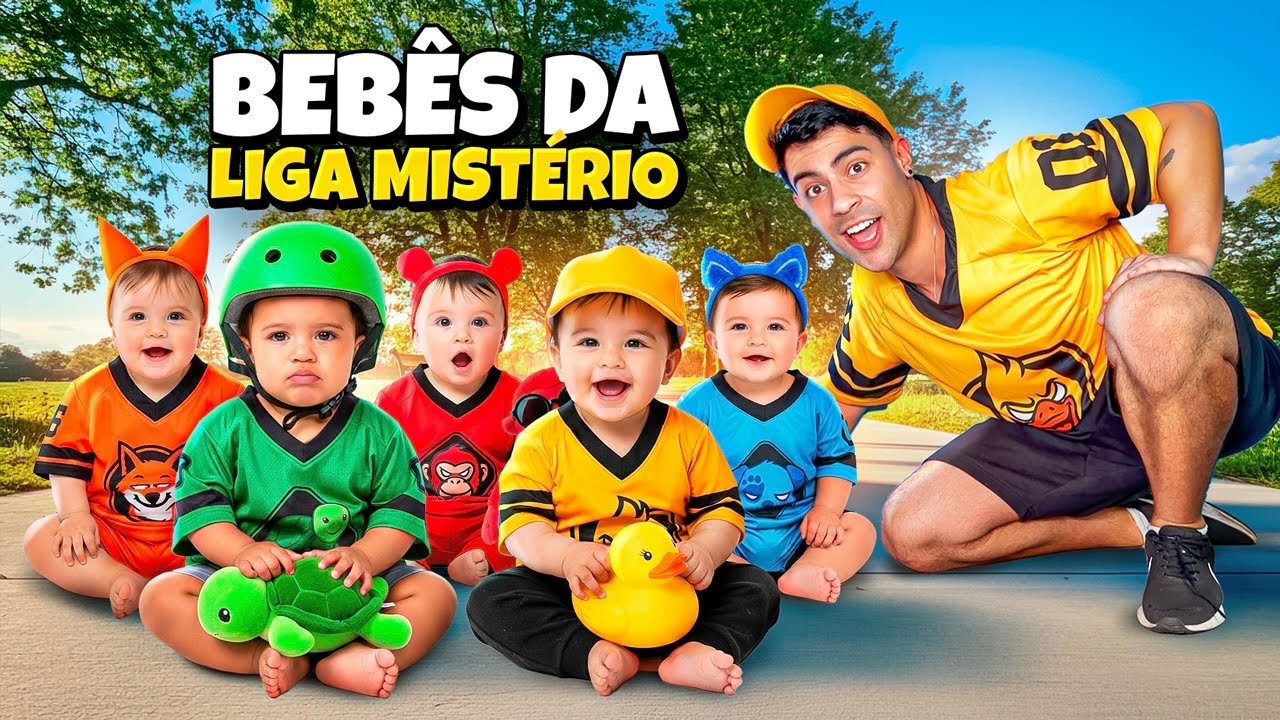 FIZ O BEBÊ DOS INTEGRANTES DA LIGA MISTÉRIO  *gostaram?