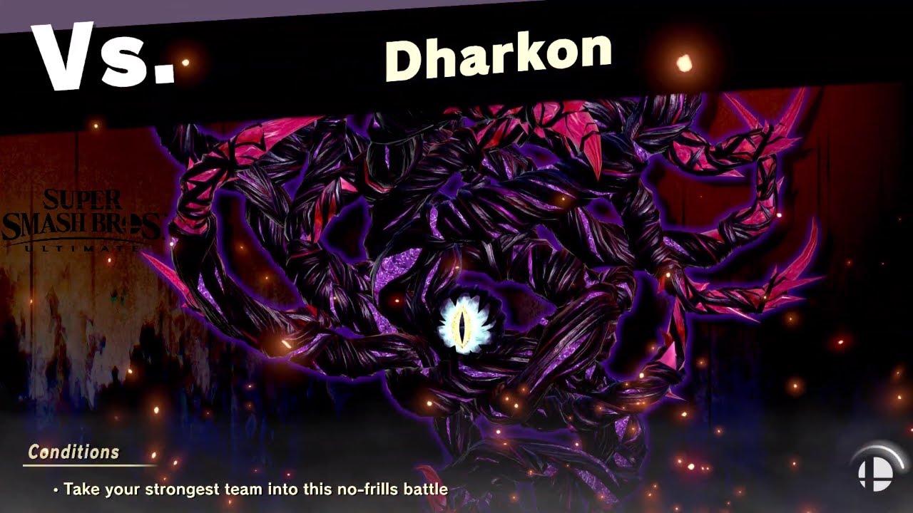 Super Smash Bros Ultimate Dharkon Boss Battle!