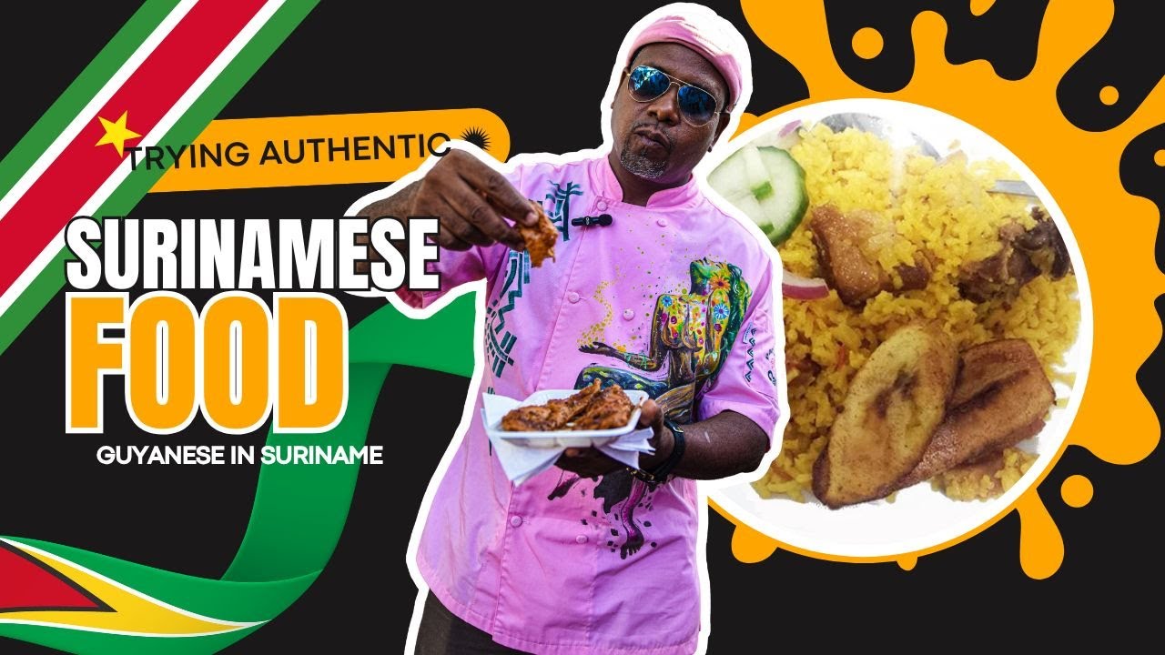 TRYING AUTHENTIC SURINAMESE FOOD | GUYANESE IN SURINAME