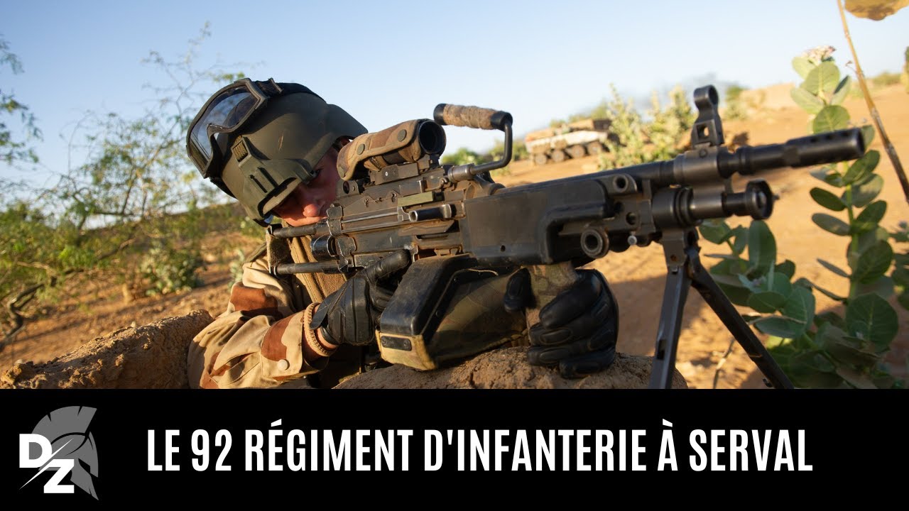 Le 92e régiment d'infanterie à Serval