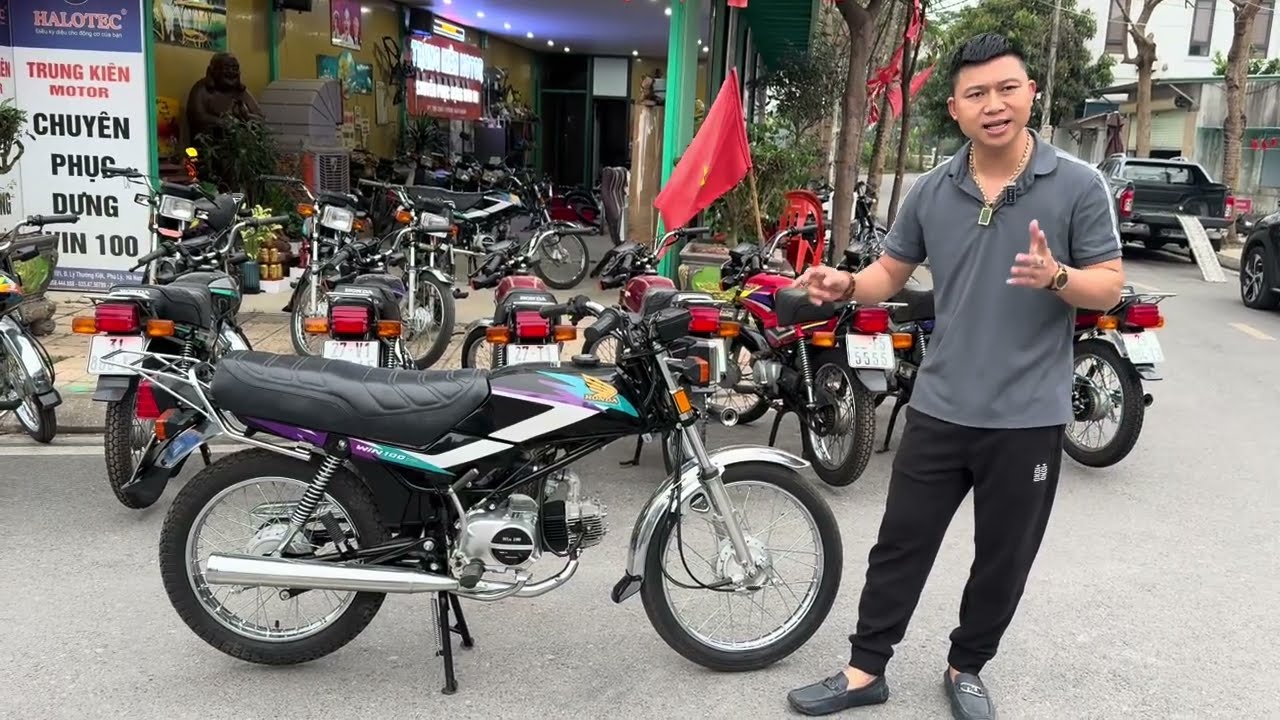 Chốt win 100 honda full mới full đồ lô và a thêm đồ zin cơ bản theo yêu cầu túi tiền khách Hưng Yên