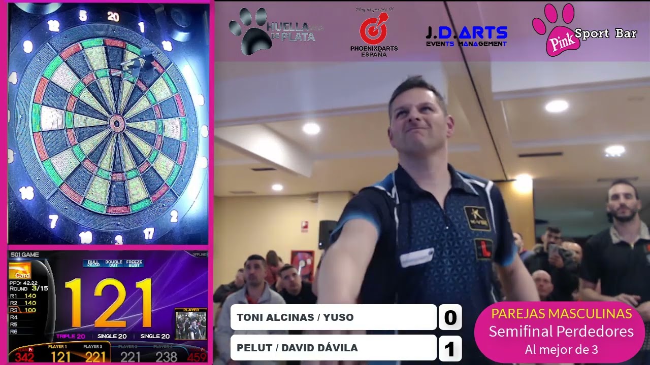 HUELLA DE PLATA 2023 - Toni Alcinas y Yuso vs. Pelut y Dávila - Semifinal perdedores - PAREJAS MASC.