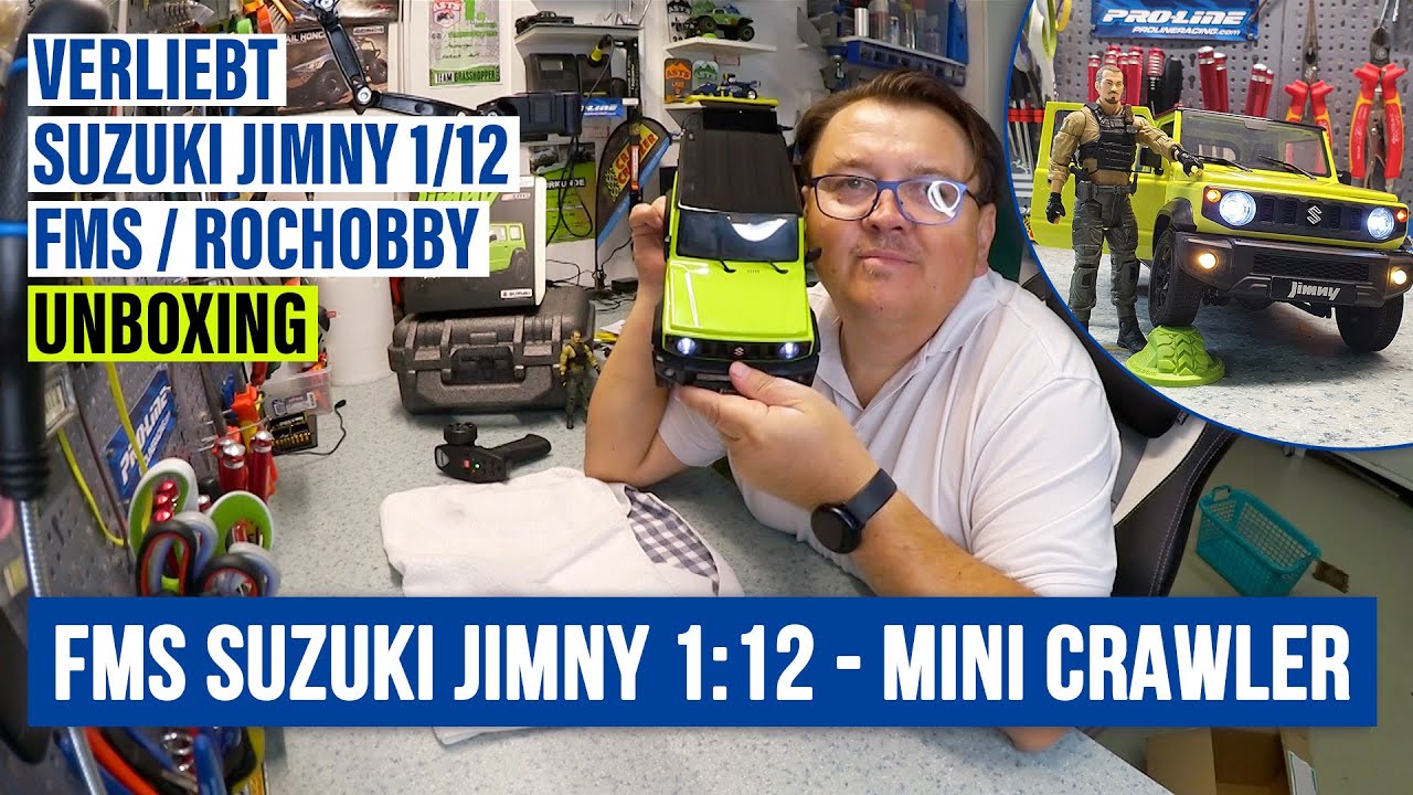 ❤️  Verliebt: FMS Suzuki Jimny 1:12 - Crawler RTR 2.4GHz - 📦 Unboxing