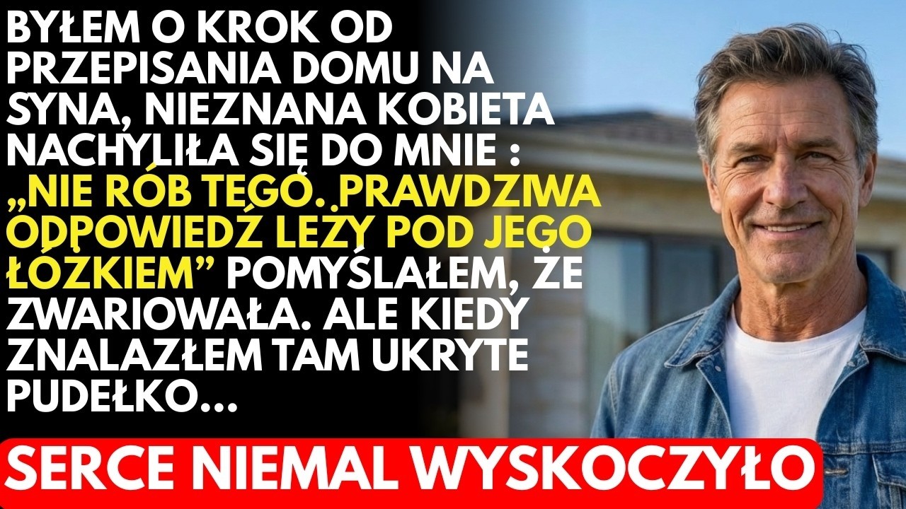 Nie przepisuj domu  Sprawdź pod łóżkiem! — wyszeptała obca kobieta… albo to TYLKO sen