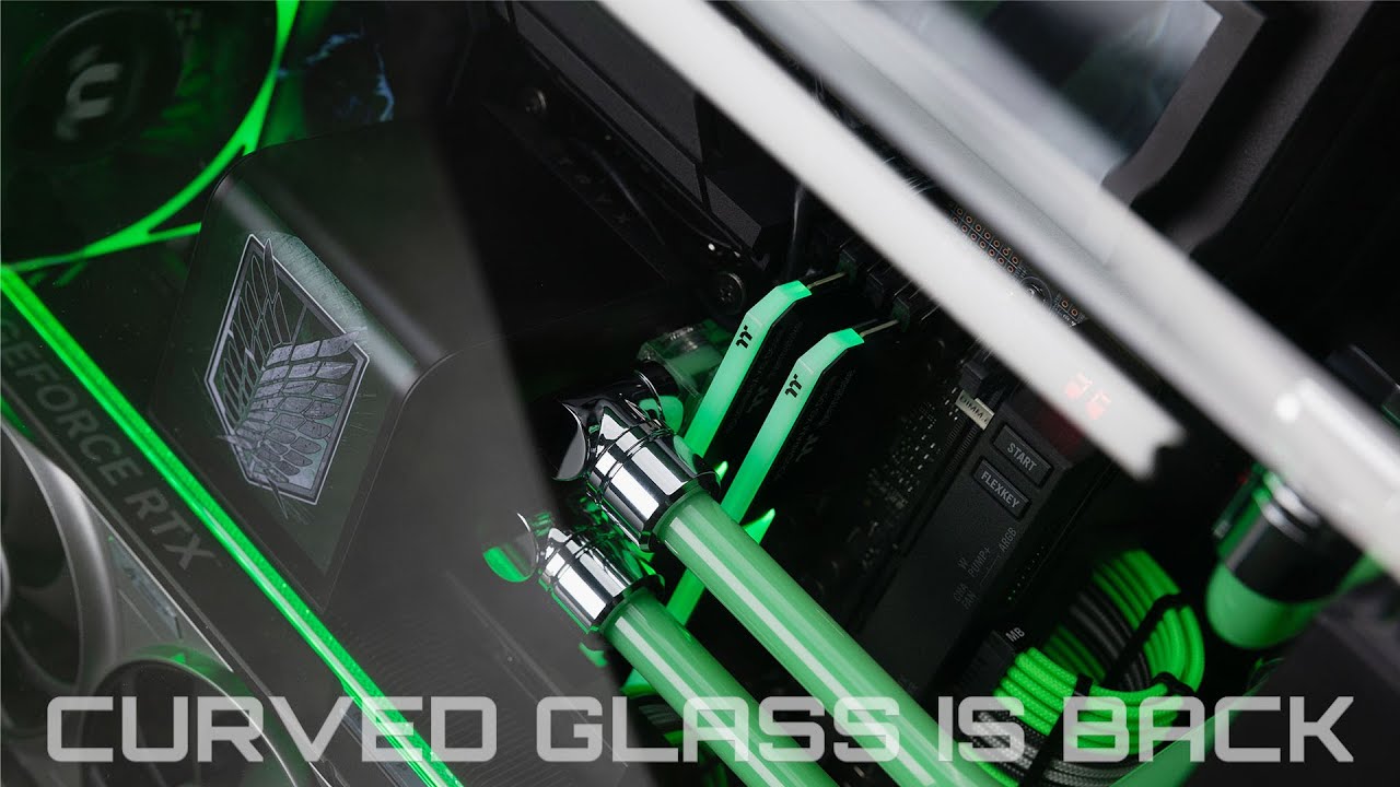 Curved Glass as a Front panel?  Thermaltake View 390 build and case overview