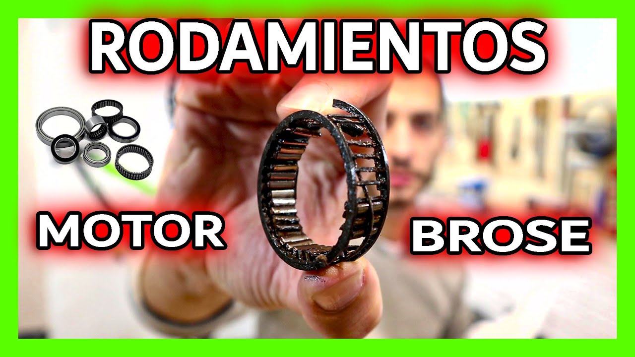 ✅CÓMO CAMBIAR los RODAMIENTOS del MOTOR BROSE‼️ (PASO a PASO)