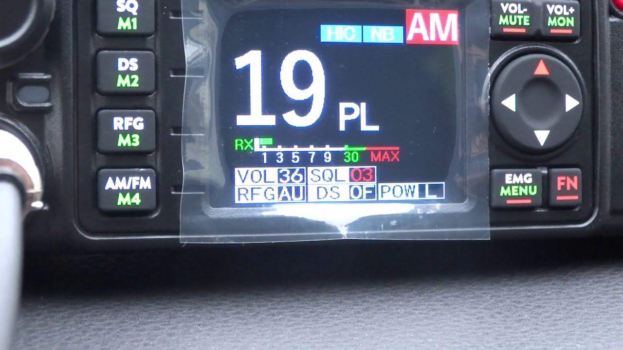 Midland 88 Test z anteną Alan Black