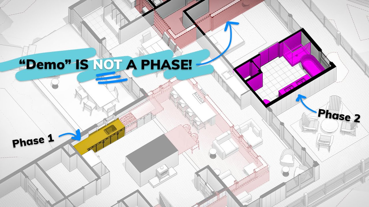 Revit Phasing Tutorial : Multi-Phase and Demolition (Office Hour Sessions)