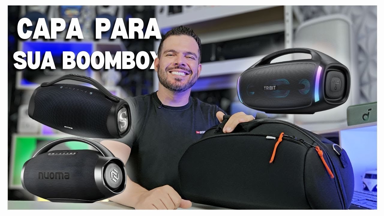 Testei uma capa que serve para várias Boomboxes! Sabala DR909, Tribit Blast 2, Nuoma AIP601 e mais