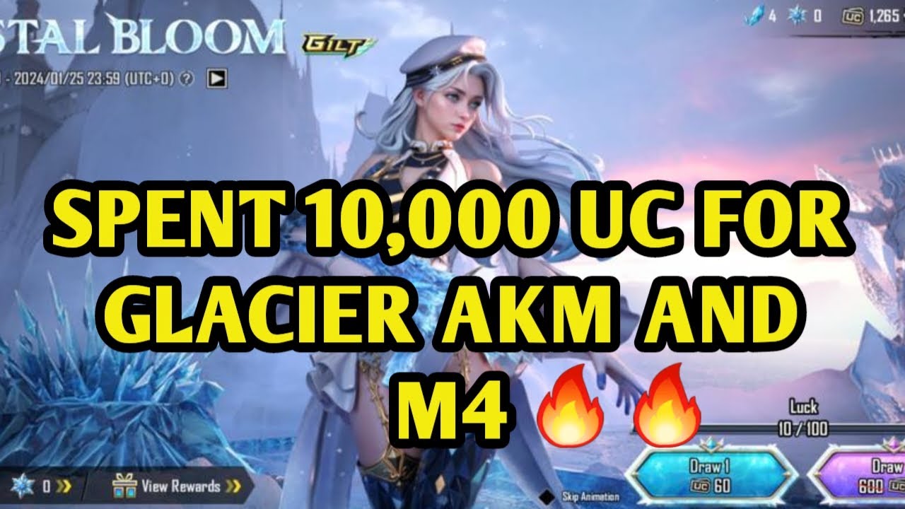 Crystal bloom crate opening for akm glacier and m4 glacier