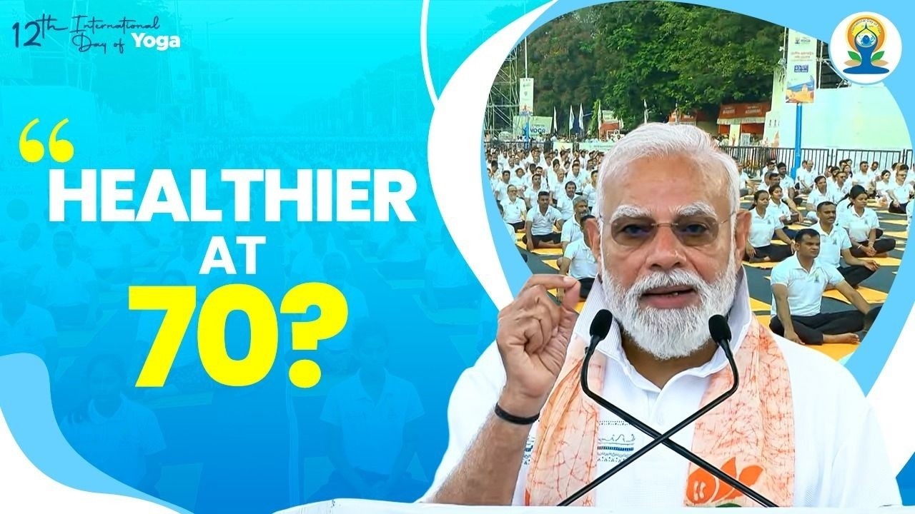 Can you be healthier at 70 than at 50? PM Modi says YES