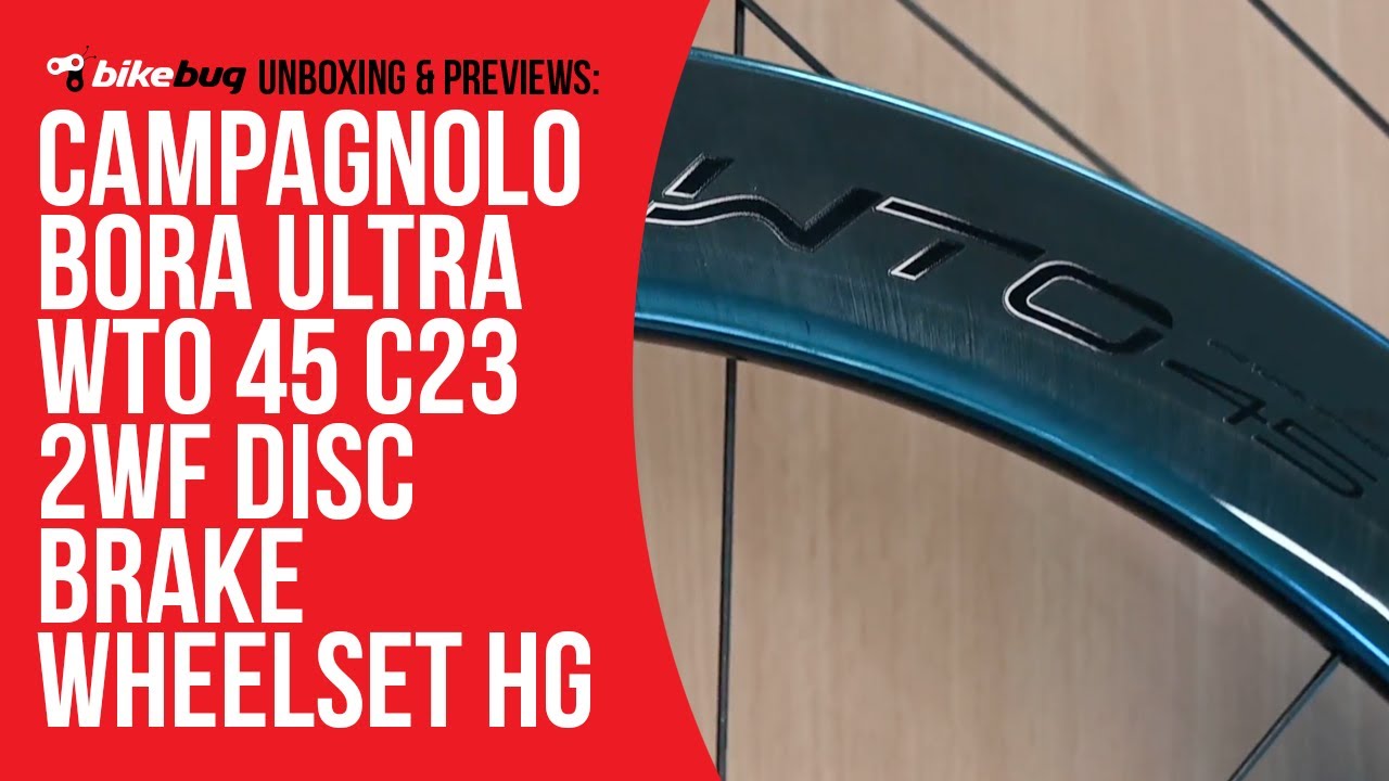Campagnolo Bora Ultra WTO 45 C23 2WF Disc Brake Wheelset HG | Bikebug
