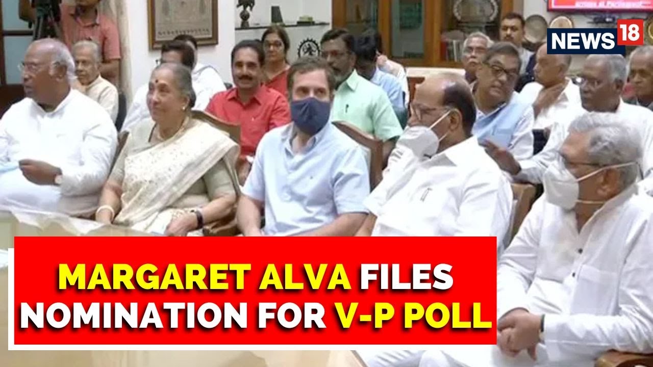 Margaret Alva Formally Joins Vice President Race As Opposition Nominee | English News
