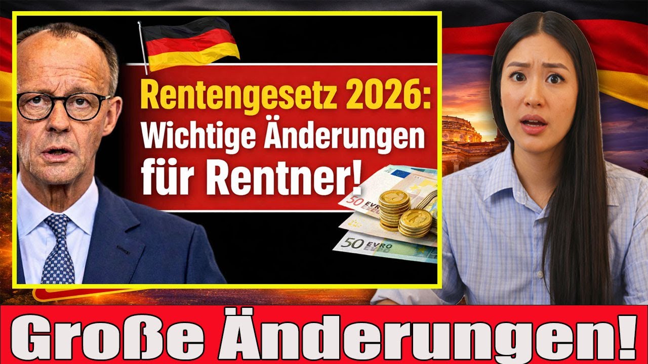 Rente 2026 kommt | Neues Rentengesetz | Große Änderungen für Rentner