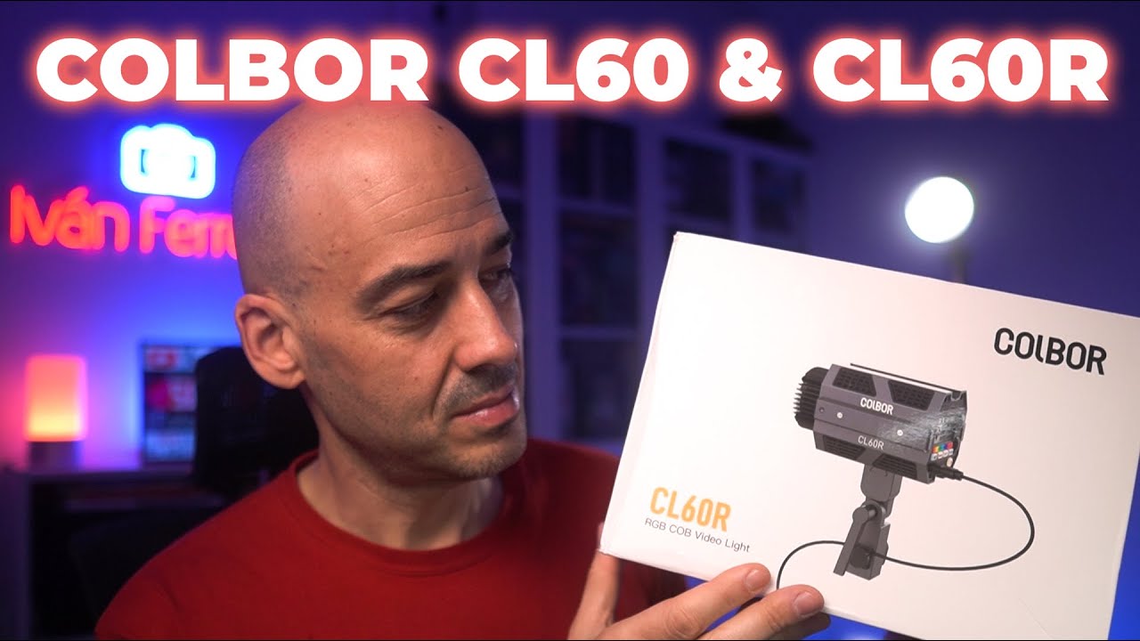 COLBOR CL60R & CL60💡Foco LED RGB - BICOLOR FOTOGRAFÍA & VÍDEO ¡NO COMPRES otros ANTES de ver esto!