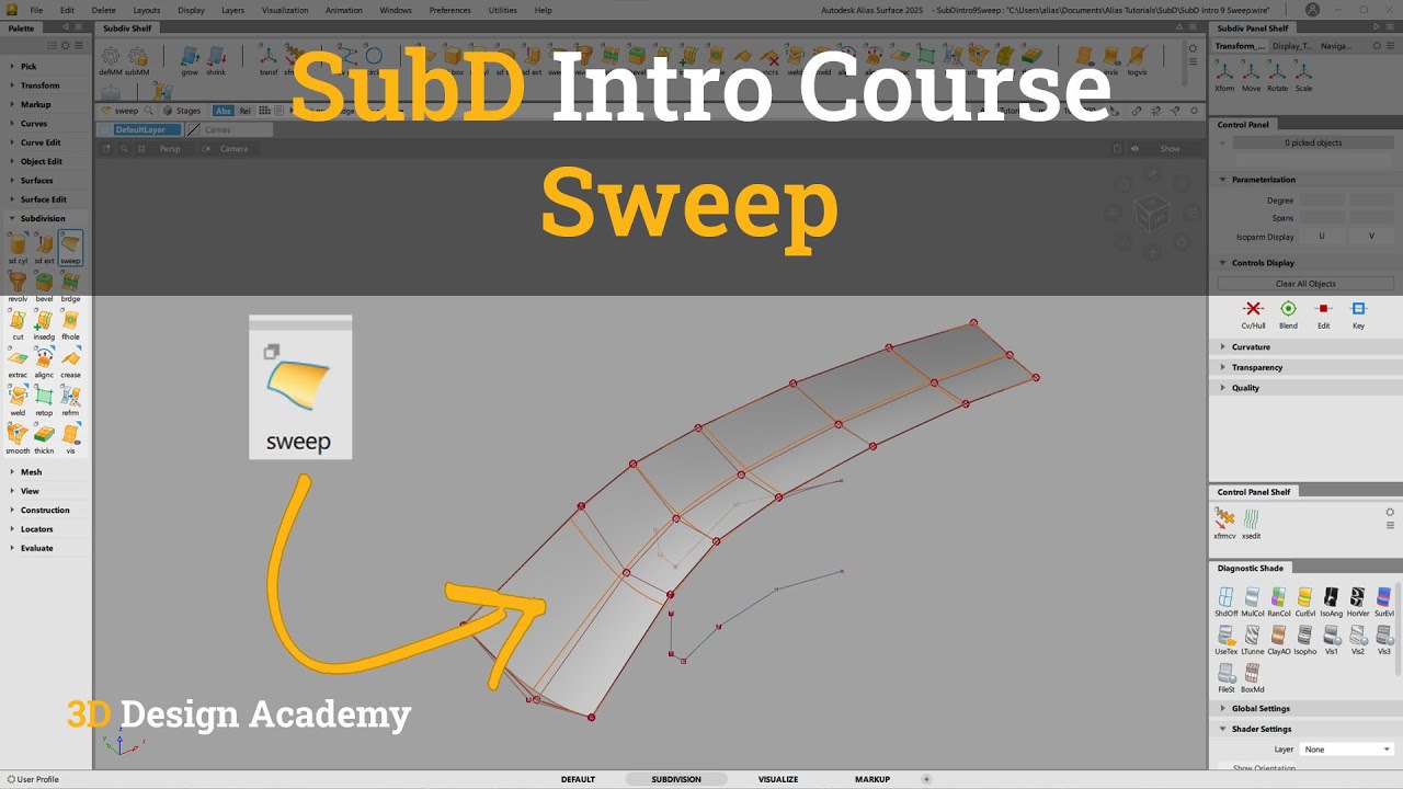 SubD Intro 9 Sweep