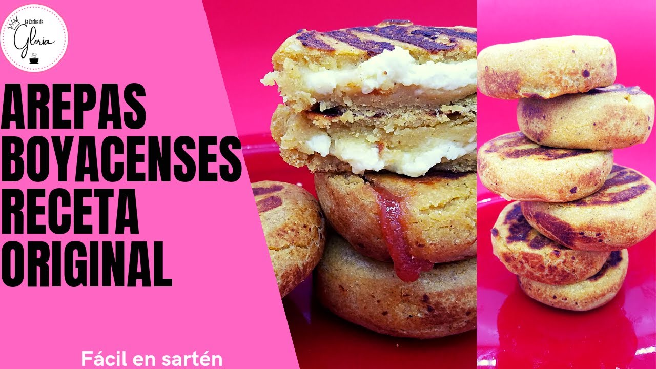 COMO HACER AREPA BOYACENSE FACIL EN SARTEN/RECETA ORIGINAL