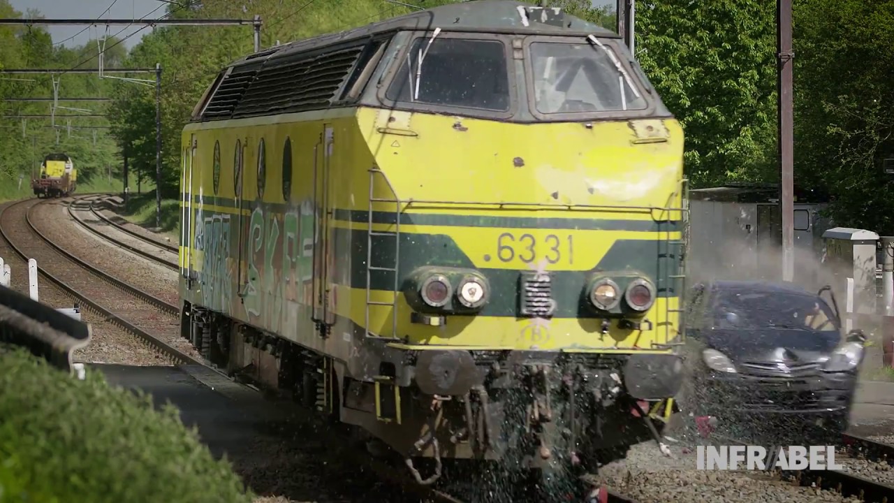 Train crash test Infrabel - long version