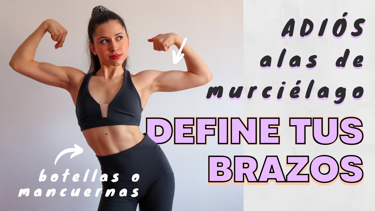 rutina de EJERCICIOS para BRAZOS, ESPALDA Y ABDOMEN | ADIÓS ALAS DE MURCIÉLAGO | DEFINIR BRAZOS
