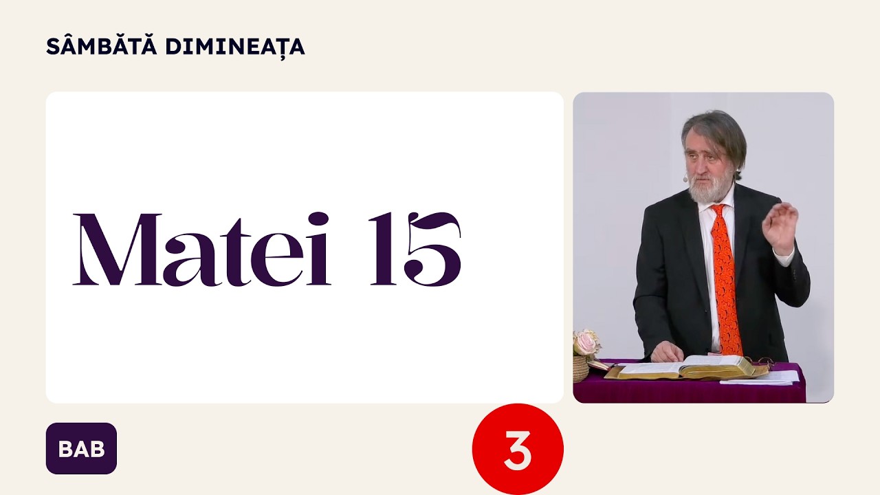 🔴 LIVE - Biserica Adventă Biblică