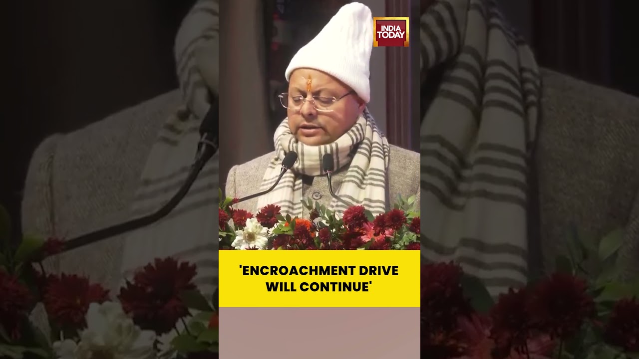 Land Encroachment Drive Will Continue, Says Uttarakhand CM Pushkar Singh Dhami