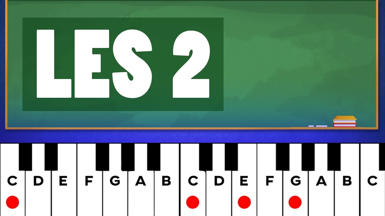 Piano Leren Spelen met BOB - Pianoles - Piano voor Beginners - Les 2 (EASY)