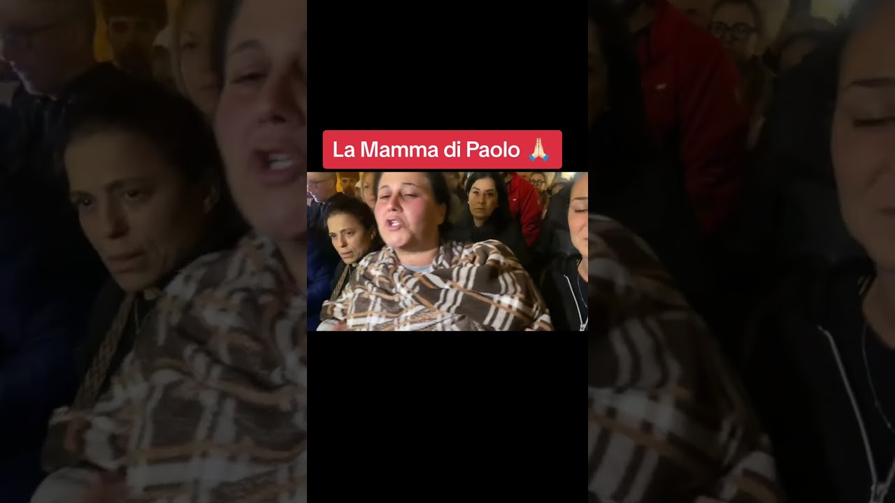 La mamma di Paolo 🙏🏻❤️ Fiaccolata Pacifica a Palermo