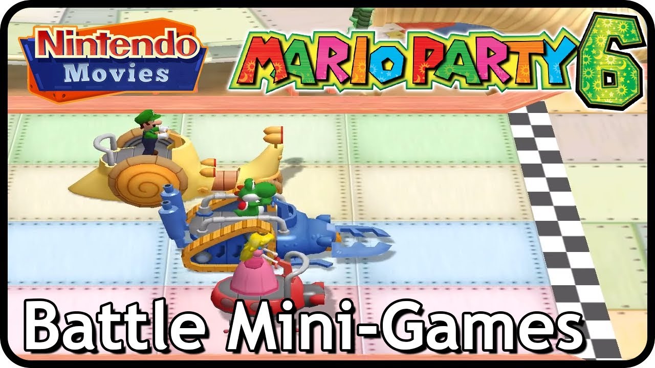 Mario Party 6 - All Battle Mini-Games (Multiplayer)