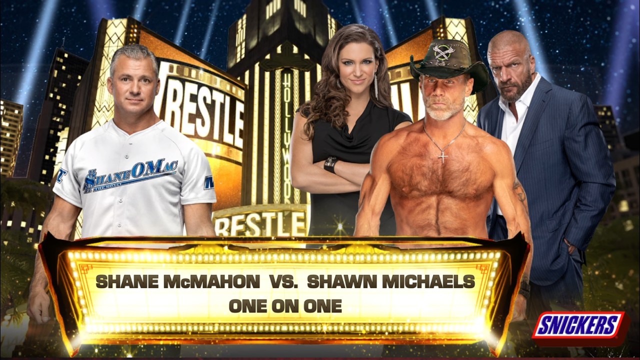 Шон Майклс против Шейна МакМэхона | Основные моменты WrestleMania | Драма у ринга между Трипл Эйч...