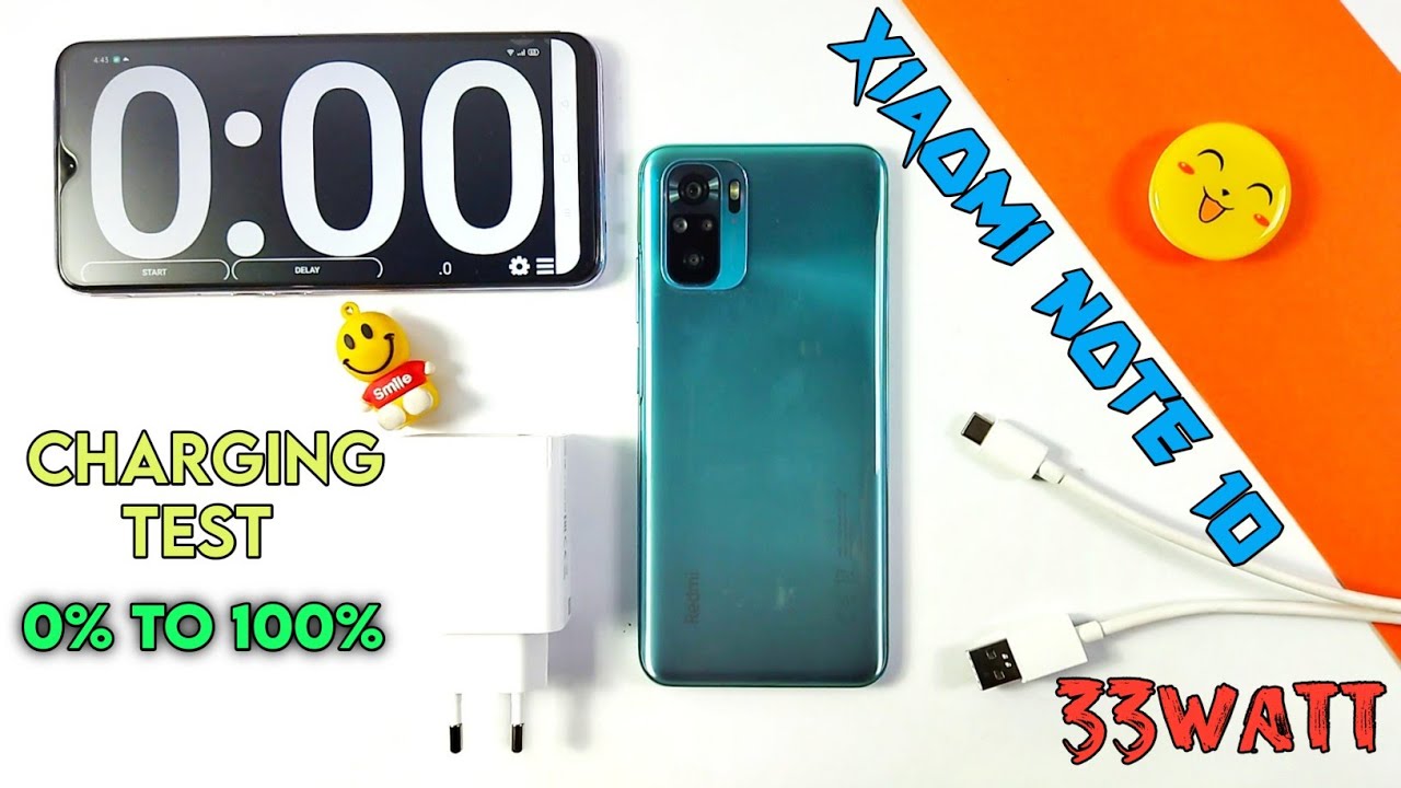 Redmi Note 10 Charging Test | 0% To 100% | 5000 mAh/33W Charging