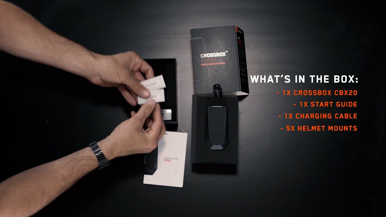Crossbox: Unpacking & Helmet Mount
