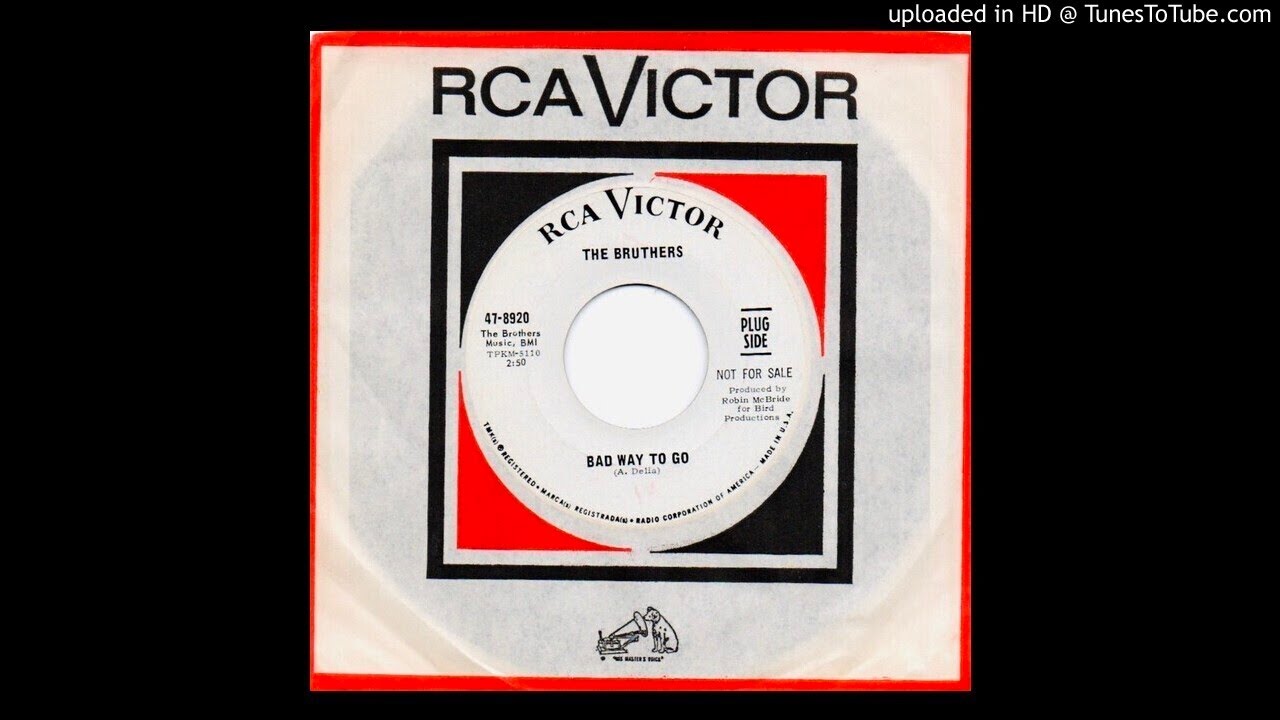 The Bruthers - Bad Way To Go / Bad Love - RCA (NY Garage 1966)