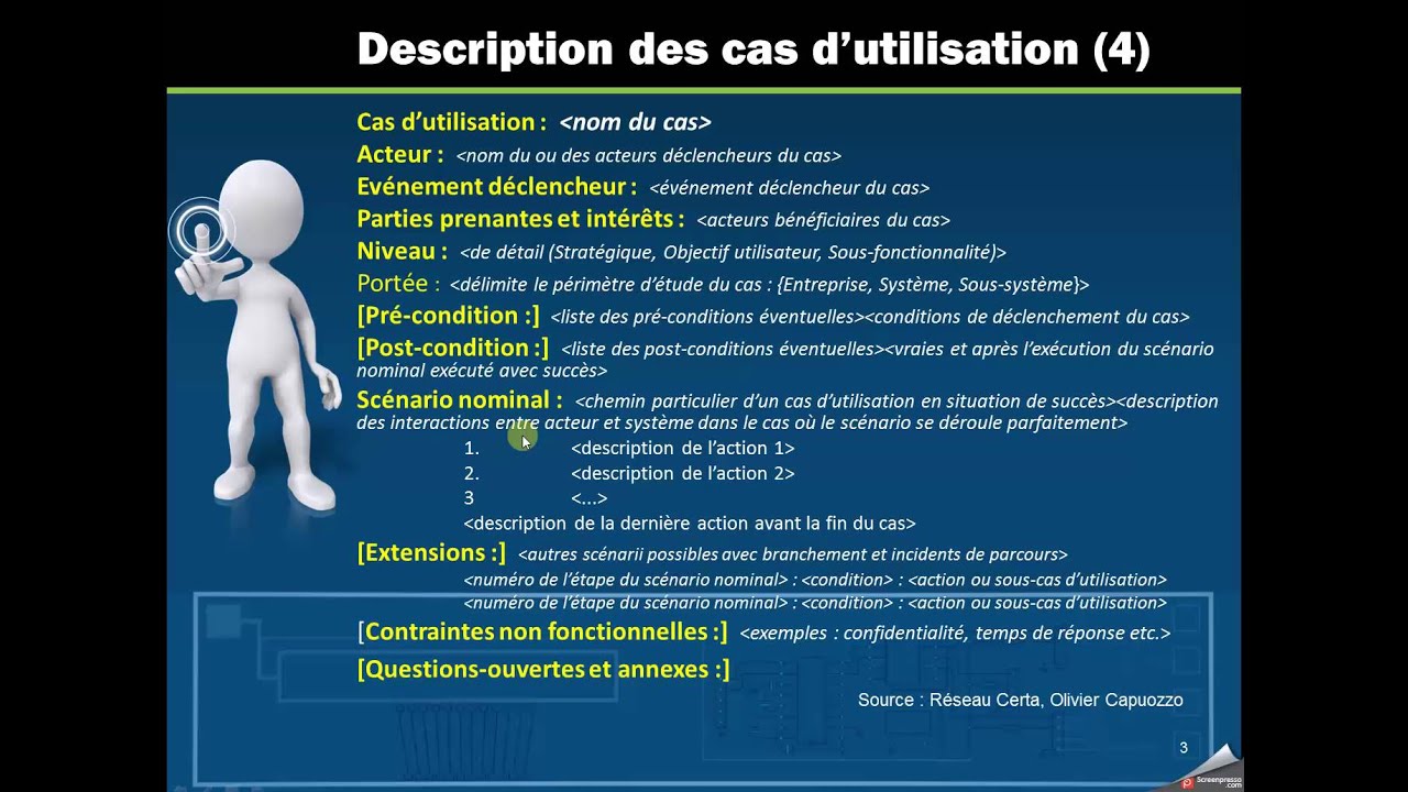 UML Diagramme des cas d'utilisation Partie 4
