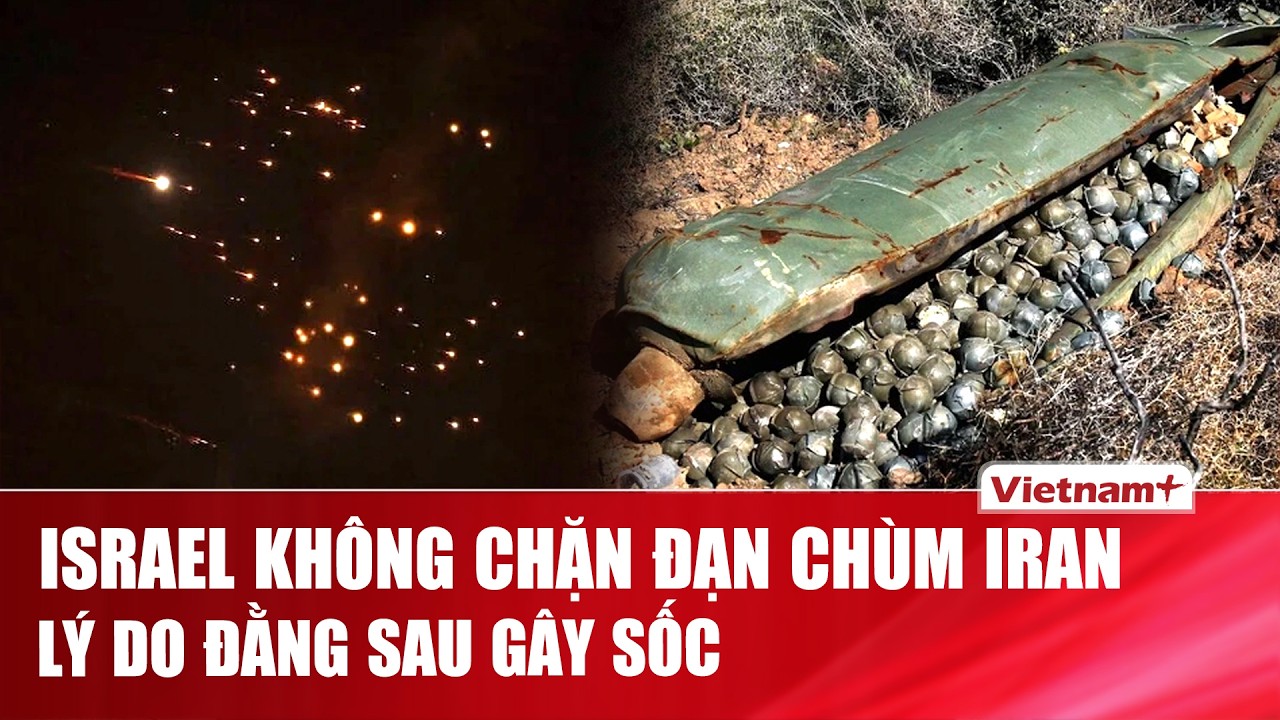 Đạn chùm Iran trút xuống, Israel buộc phải “bỏ qua” để tiết kiệm đạn đánh chặn