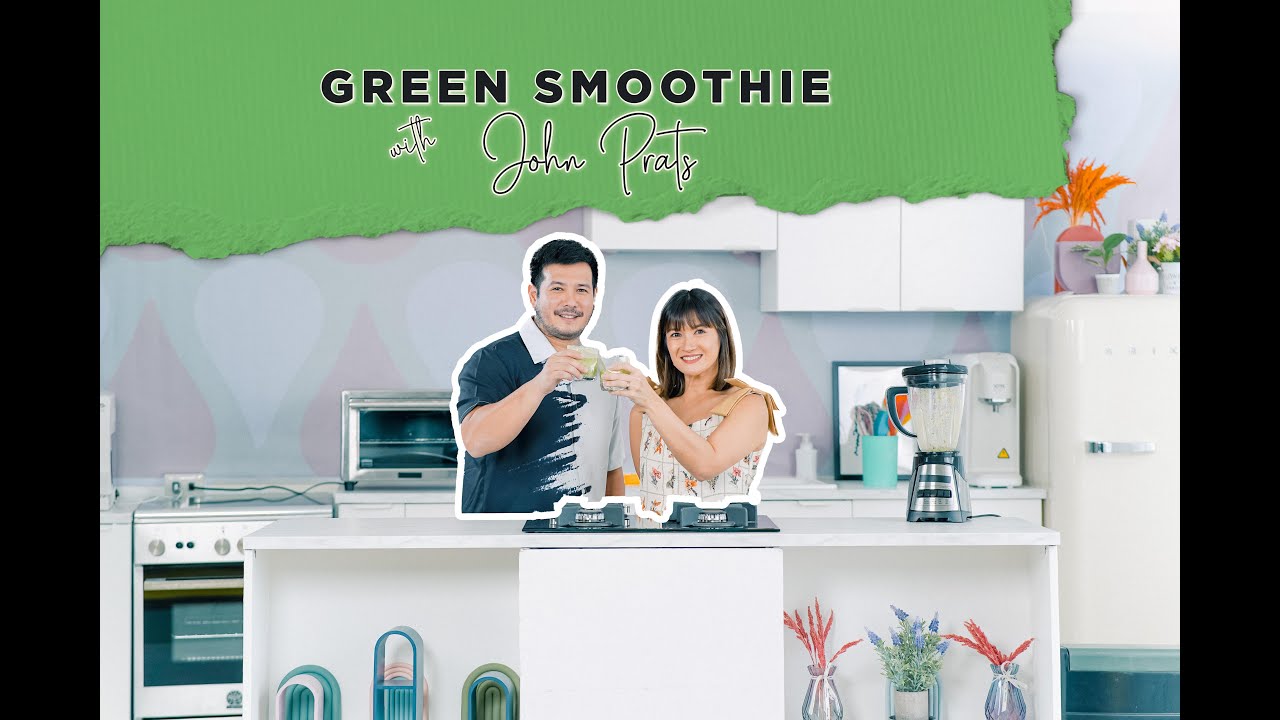 Healthy Green Smoothie with John Prats | CamCookWithMe | Camille Prats Yambao