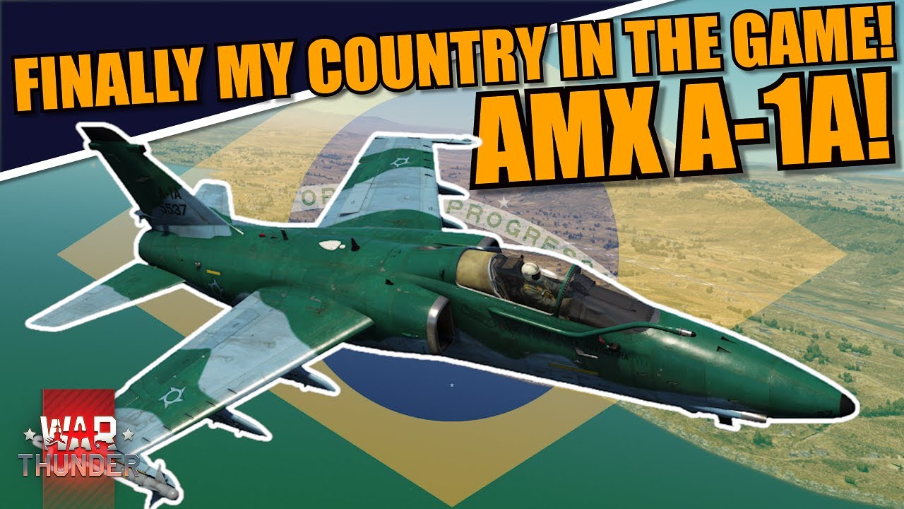 War Thunder DEV - A BRAZILIAN AIRCRAFT WAS ADDED! FINALLY! AMX A-1A! WITH the PIRANHA 45G missile!