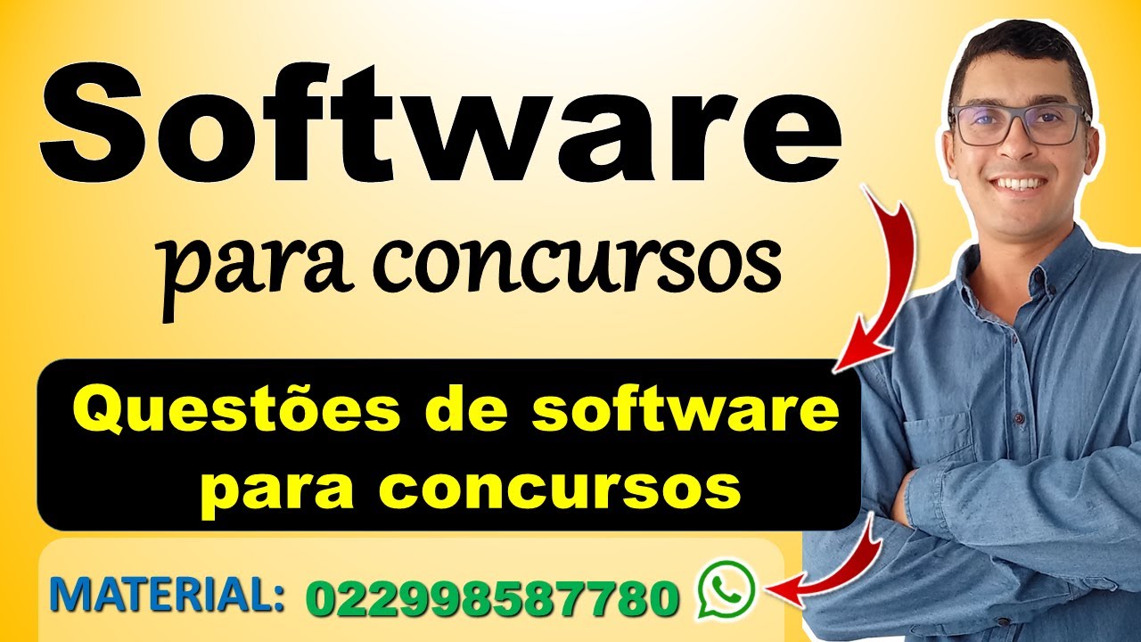 Software para Concursos | Informática Concursos 2024 | Conceitos Básicos de Hardware e Software