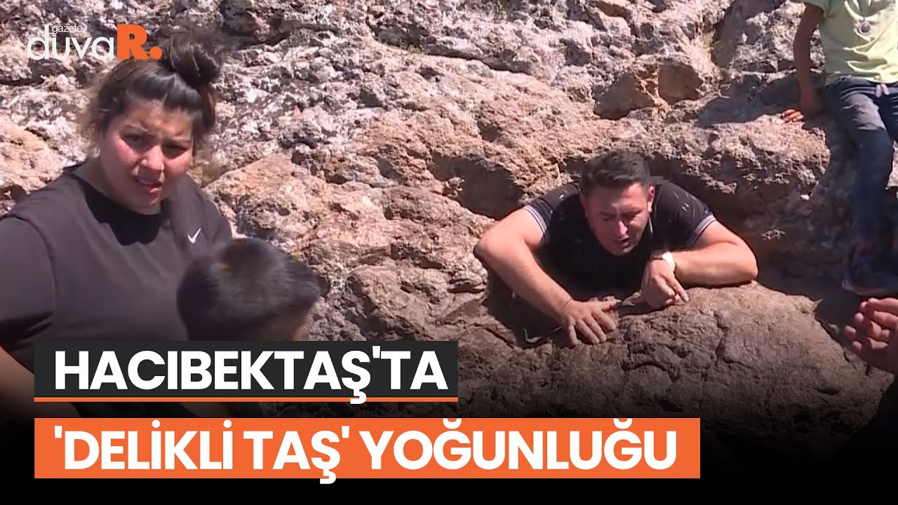 Hacıbektaş'ta 'Delikli taş' yoğunluğu