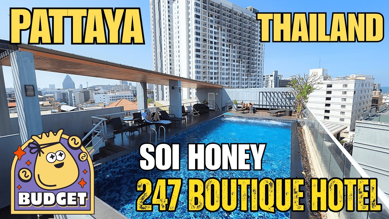 Обзор бюджетного отеля в Паттайе, Таиланд. Видеоблог 247 Boutique Hotel.